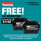 Makita XGT Cordless Backpack Blower Brushless 40V - Bare Tool