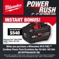 Milwaukee M18 FUEL Cordless Power Pack Brushless 8pc Kit 8A4 18V 5Ah With Bonus