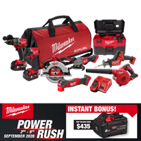 Milwaukee M18 FUEL Cordless Power Pack BL 8pc Kit 8B3 18V 5Ah with BONUS