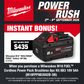 Milwaukee M18 FUEL Cordless Power Pack BL 8pc Kit 8B3 18V 5Ah with BONUS