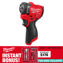 Milwaukee M12 FUEL Impact Wrench Sub-Compact 1/4in 12V-Skin with Bonus 48229199