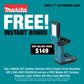 Makita XGT Cordless Hammer Drill & Impact Driver Brushless 40V 2.5Ah with Bonus