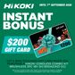 HiKOKI Cordless Combo Kit Brushless 3pc 18V with Bonus $200 Gift Card