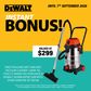 DEWALT Mitre Saw 305mm with ToolShed Stand and Vacuum