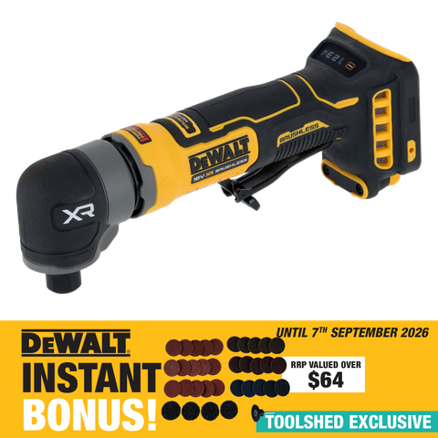DEWALT Cordless Die Grinder Right Angle Compact 18V - Bare Tool  with BONUS