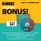 DEWALT Cordless Angle Grinder Compact 125mm 18V - Bare Tool with BONUS