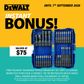 DEWALT 18V XR Brushless Multi-Head Drill Driver - Bare Tool with BONUS