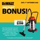 DEWALT Heavy Duty Table Saw with Stand and BONUS