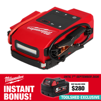 Milwaukee M18 HOTSHOT Jump Starter 2000A 18V with BONUS Battery