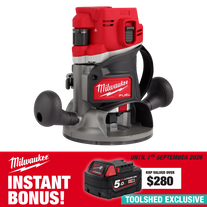 Milwaukee M18 FUEL Router 1/2in 18V with BONUS Battery