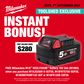 Milwaukee M18 FUEL Router 1/2in 18V with BONUS Battery