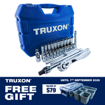 TRUXON 1/2in Dr Imperial Socket Set 26pc with Compact Organiser