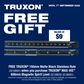TRUXON MAX-VIS 600mm Magnetic Spirit Level with 150mm Matte Black Ruler
