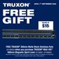 TRUXON MAX-VIS 800mm Magnetic Spirit Level with 300mm Matte Black Ruler