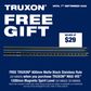 TRUXON MAX-VIS 1200mm Magnetic Spirit Level with 600mm Matte Black Ruler