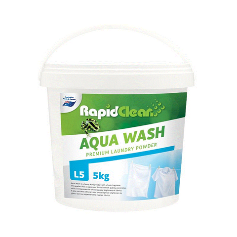 AQUA WASH LAUNDRY POWDER 5KG