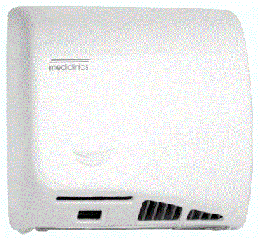 HAND DRYER ELECTRIC WHITE