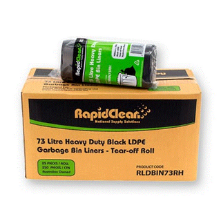 BIN LINER 73L HD BLACK 250 R