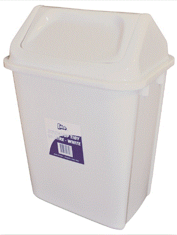 BIN SWING TOP TIDY 30L