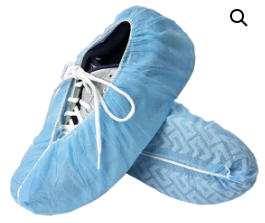 SHOE COVERS NON-SLIP BLUE x100