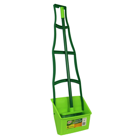 LOBBY DUSTPAN SET GREEN