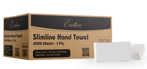 ENTICE SLIMLINE HAND TOWEL