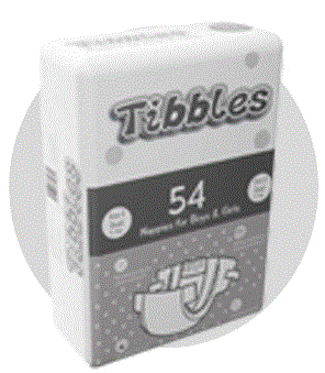 TIBBLES NAPPY SIZE 2 x 216