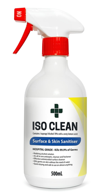 ISO-CLEAN ISOPROPYL ALC 500ML