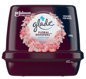 GLADE SOLID GEL FLORAL WHISPER