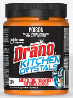 DRANO KITCHEN CRYSTALS 500G