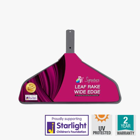 POOL LEAF RAKE WIDE EDGE
