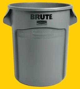 BRUTE BIN 121L GREY