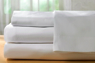 EASY WASH FTD SHEET QUEEN WHT