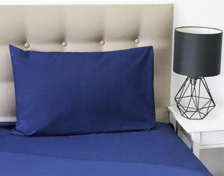 QUEEN FITTED SHEET NAVY