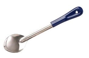 BASTING SPOON SOLID BLUE HDL
