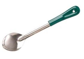 BASTING SPOON SOLID GREEN HDL