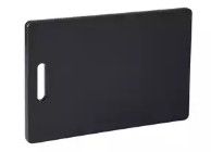 CUTTING BOARD BLACK SMALL