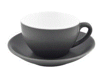 BEVANDE COFFEE/TEA CUP GREY