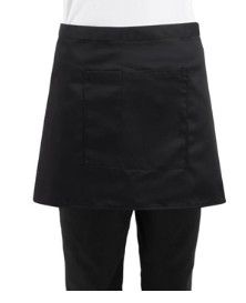 SHORT BISTRO APRON BLACK