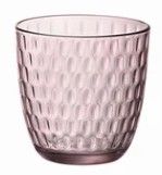 SLOT WATER GLASS LILAC ROSE