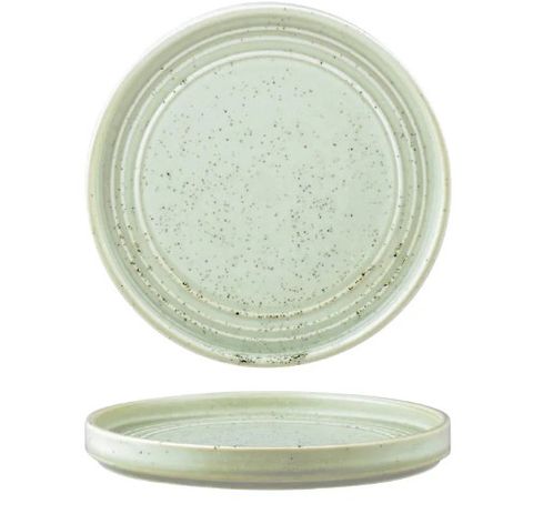 PISTACHIO WALLED PLATE 180mm