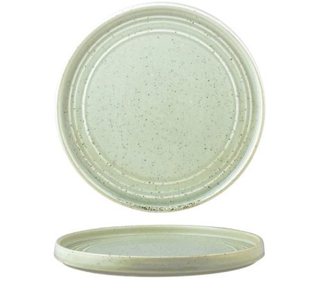 PISTACHIO WALLED PLATE 225mm