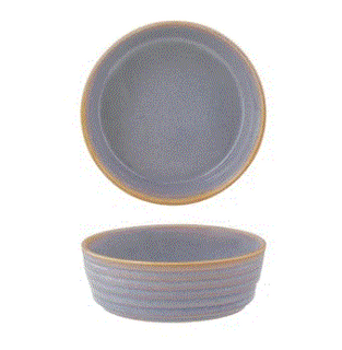 AZURE BLUE ROUND BOWL 143mm