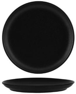 BLACK ROUND COUPE PLATE 275mm