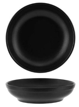 BLACK FLARED BOWL 230mm