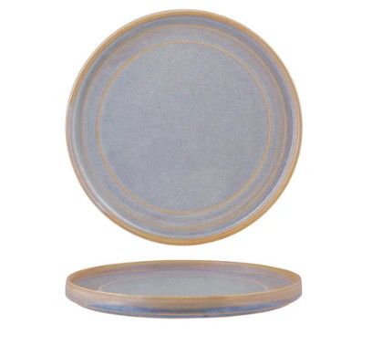 AZURE BLUE WALLED PLATE 225mm