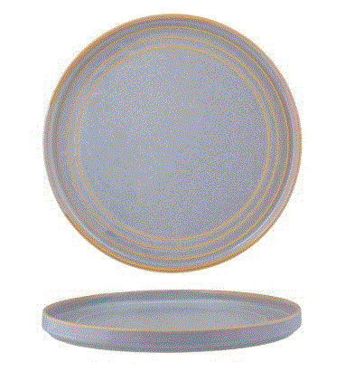 AZURE BLUE WALLED PLATE 275mm