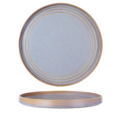 AZURE BLUE WALLED PLATE 320mm