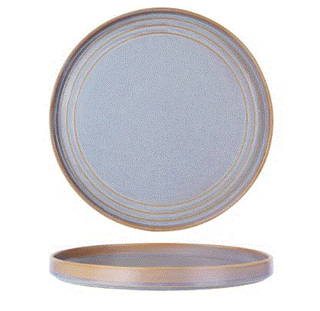 AZURE BLUE WALLED PLATE 320mm
