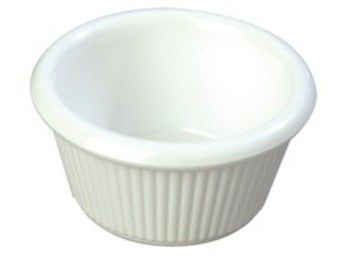 RAMEKIN FLUTED WHITE 60ml